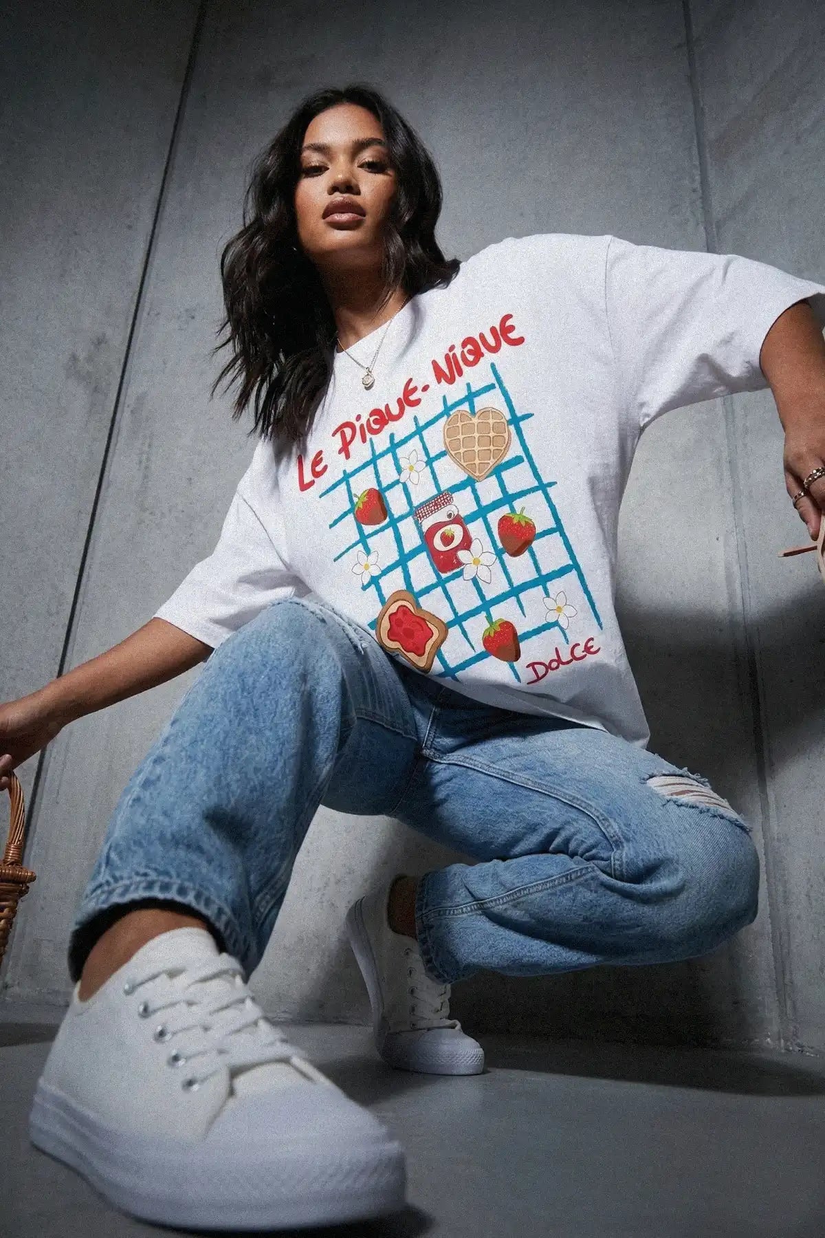 Le Pique-Nique Dolce Vie French Aesthetic T-Shirt